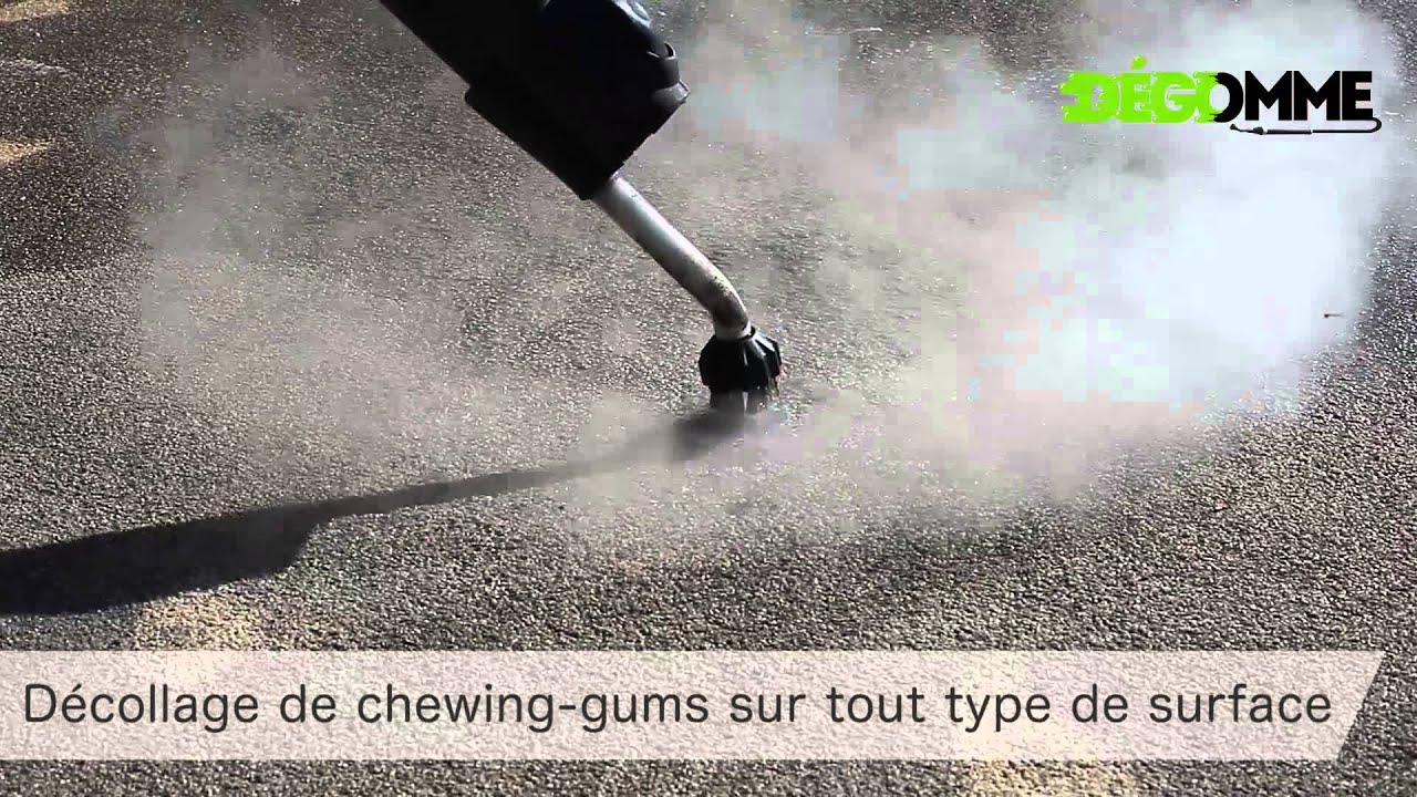 Dégomme : décollage des traces de chewing-gums